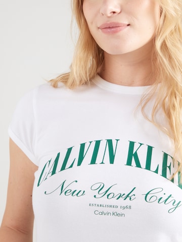Tricou de la Calvin Klein Jeans pe alb
