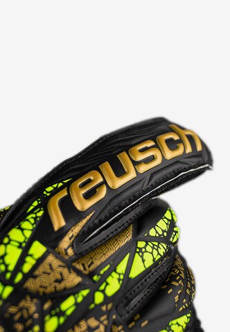 REUSCH Athletic Gloves 'Attrakt Infinity Finger Support' in Gold