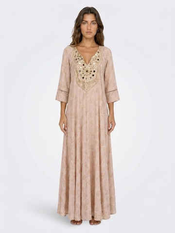 Miss June Kleid 'Robe Longue Andrea'‌‌‌‌‌‌‌‌ in Pink: Vorderseite
