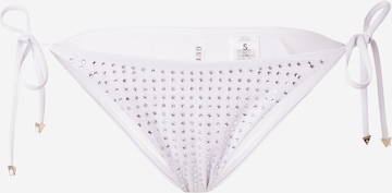 GUESS - Braga de bikini en blanco: frente