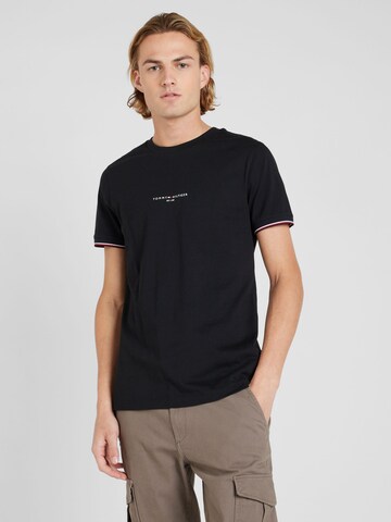 T-Shirt TOMMY HILFIGER en noir : devant