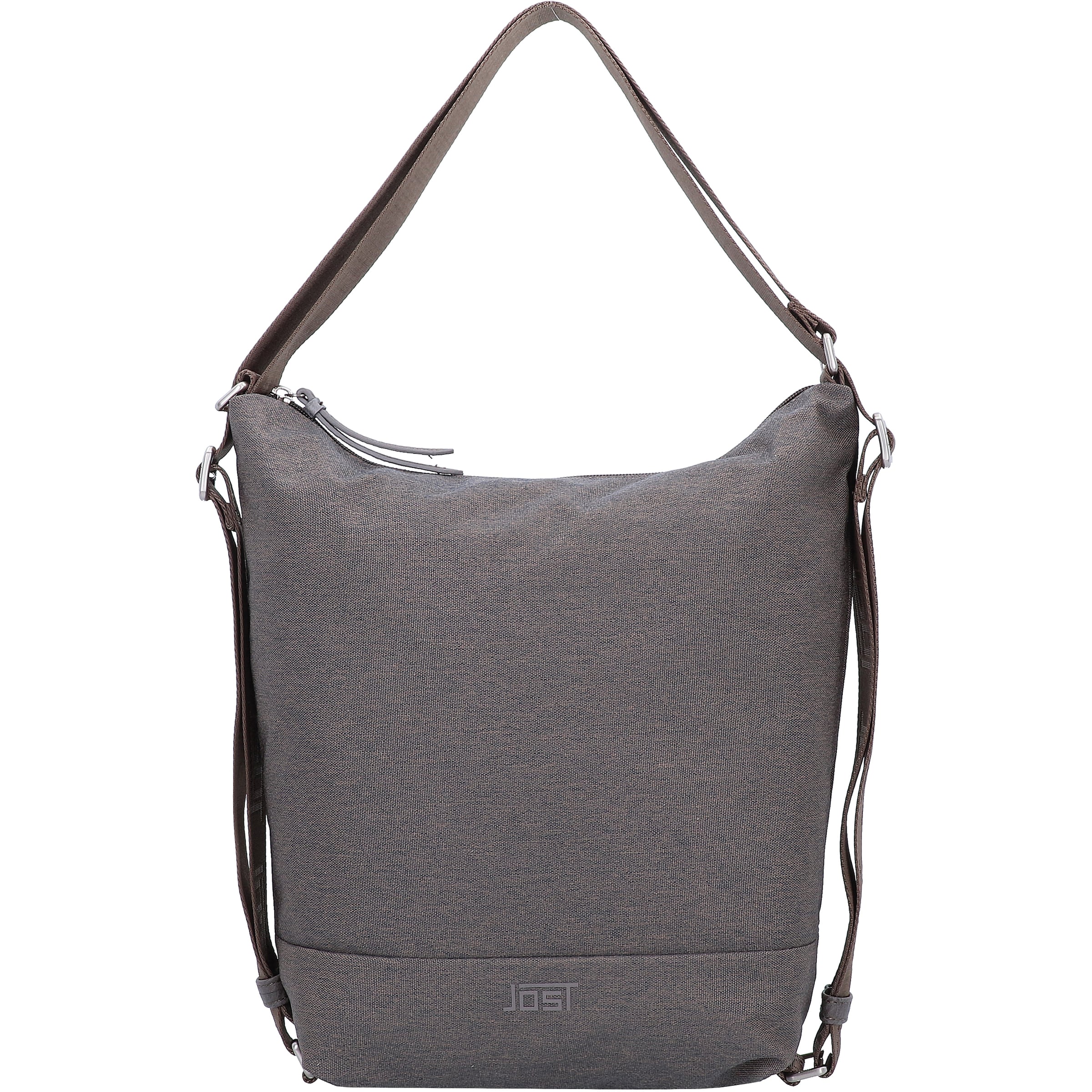 JOST Umhängetasche 'Bergen' in Grau: Vorderseite