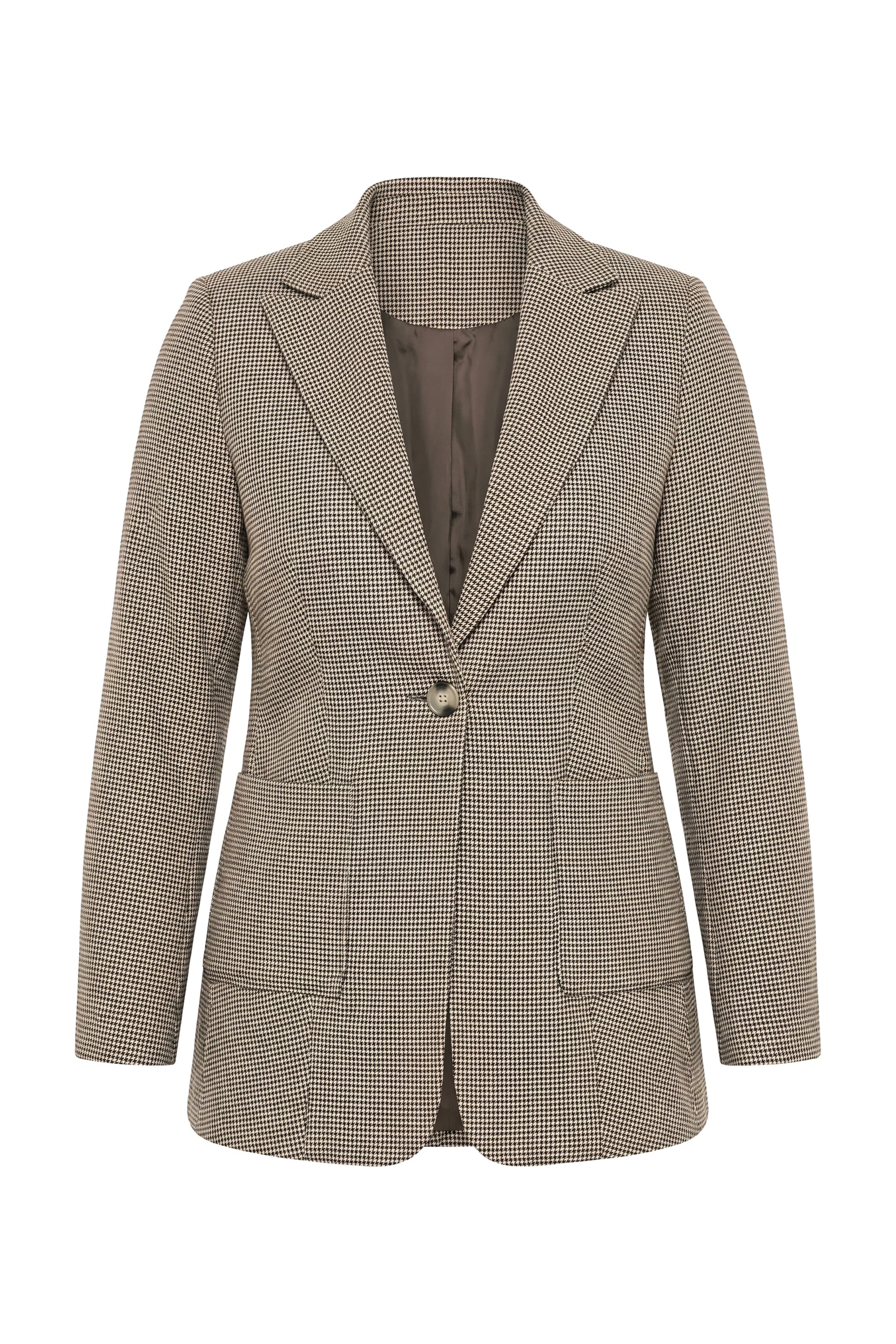 Ulla Popken Blazers in Bruin: voorkant