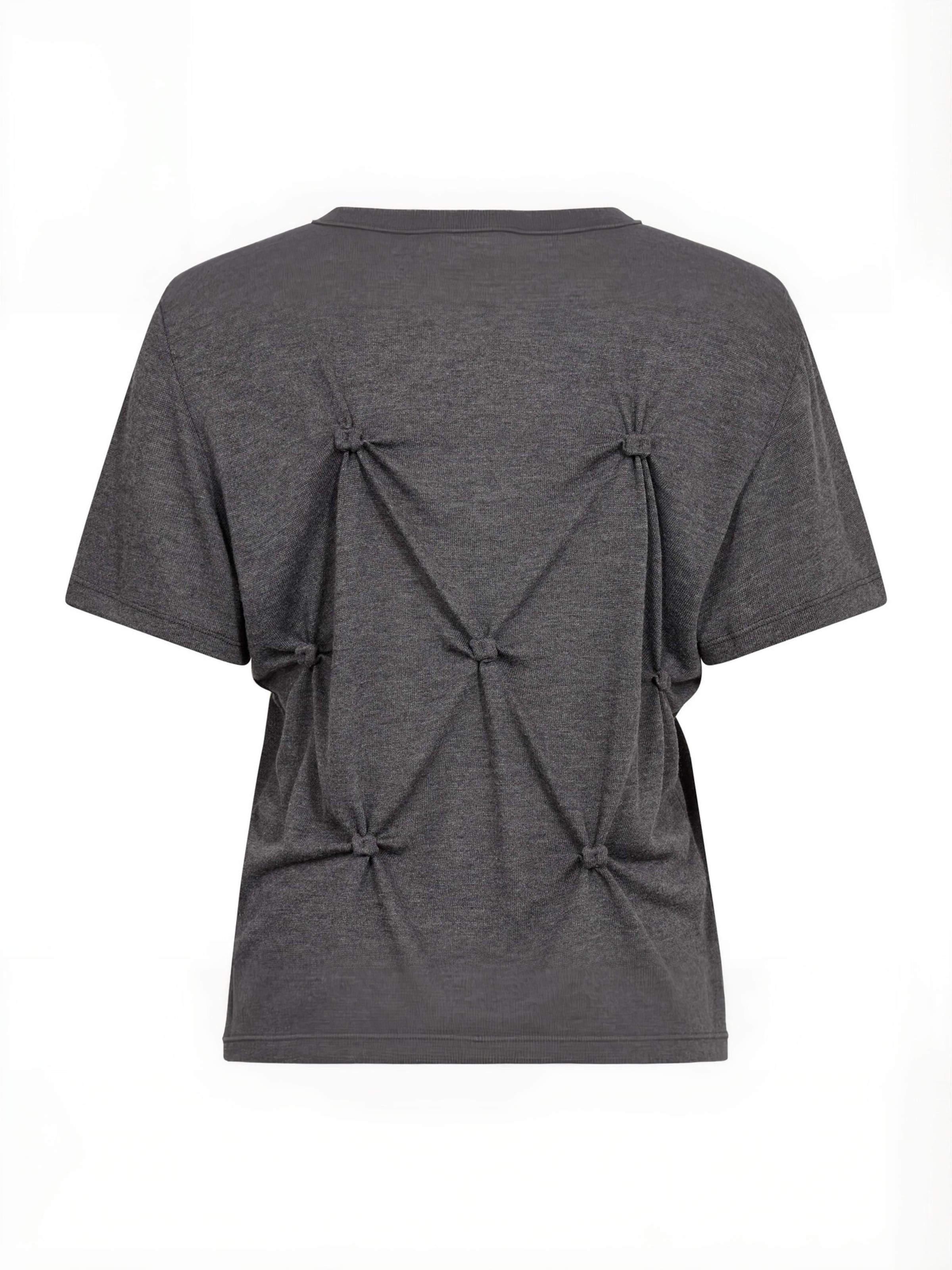 Top ' TaniaCC ' di co'couture in grigio: dietro
