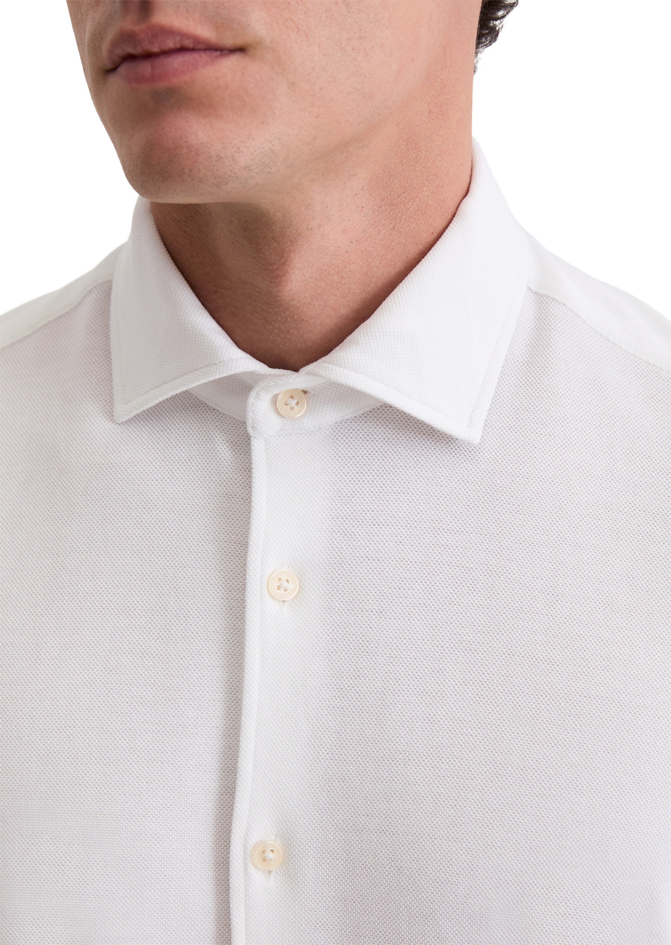 Marc O'Polo Средняя посадка Рубашка в Белый