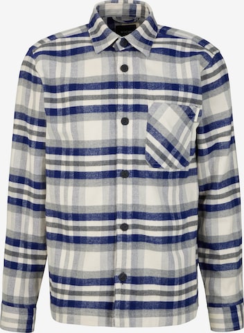 JOOP! Jeans Button Up Shirt 'Harvi' in Blue: front