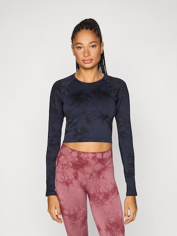 ONLY PLAY Λειτουργικό μπλουζάκι 'ONPTIE' σε μπλε: μπροστά