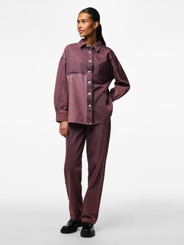 PIECES Bluse 'PCDria' in Rot