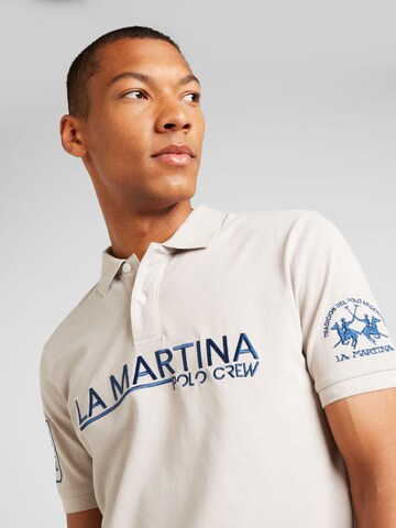 La Martina Poloshirt in Grau