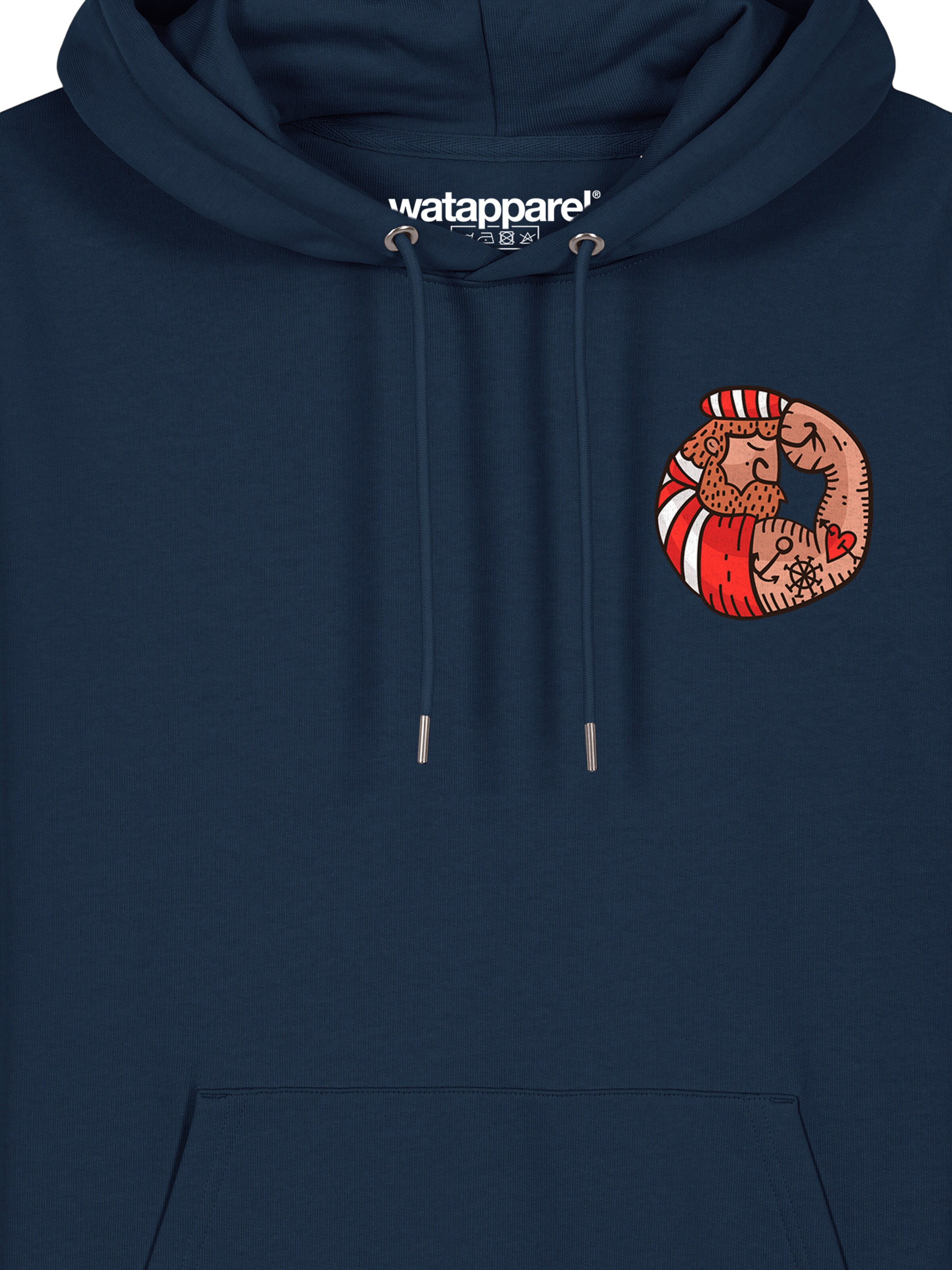 Sweat-shirt ' Seemann ' Watapparel en bleu