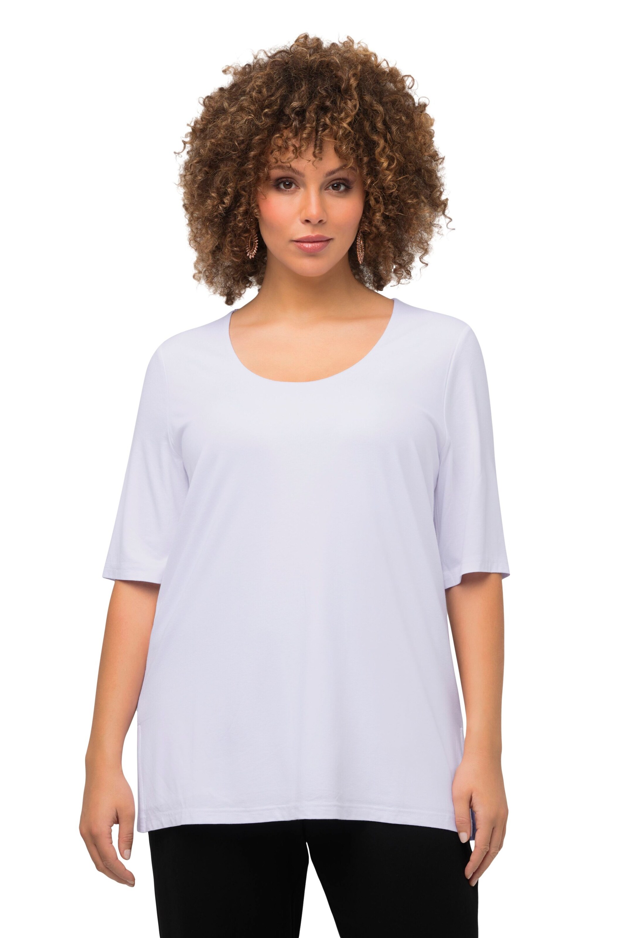 Ulla Popken Shirt in White: front