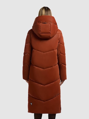 khujo Winter coat 'Pulset Shiny' in Brown