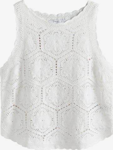 Tops en tricot Next en blanc : devant