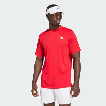 T-Shirt fonctionnel 'Club Tennis' ADIDAS PERFORMANCE en rouge : devant