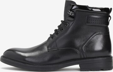 Kazar - Botines chukka en negro: frente