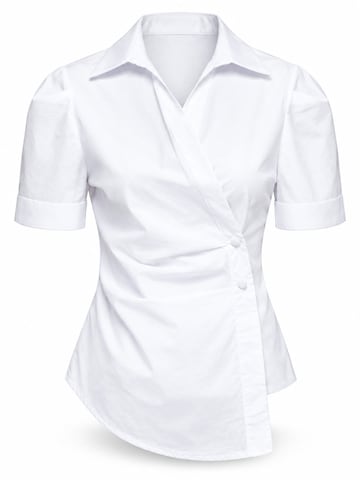 Camicia da donna di Ombre in bianco: frontale