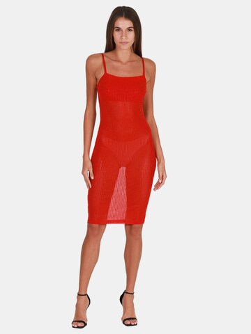 OW Collection Φόρεμα 'SCARLETT' σε κόκκινο: μπροστά