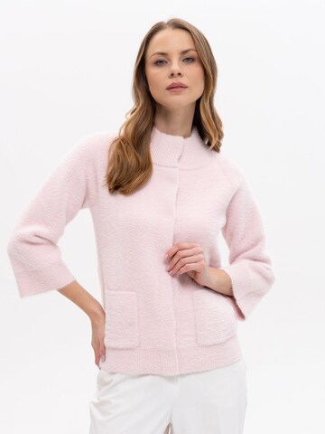 Passioni Sweater 'Flauschige' in Pink: front