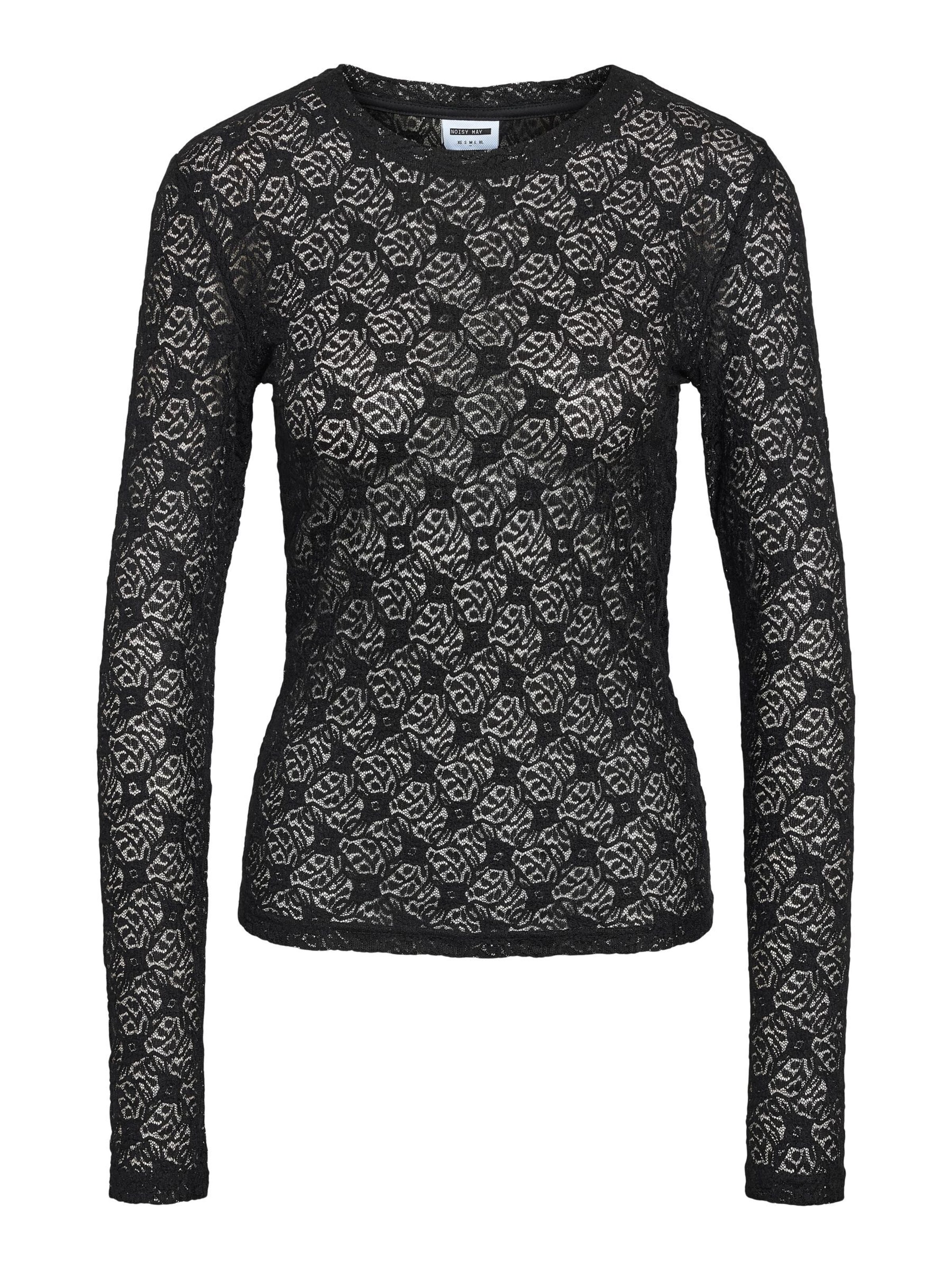 Noisy may Shirt 'NMJUDITH' in Schwarz