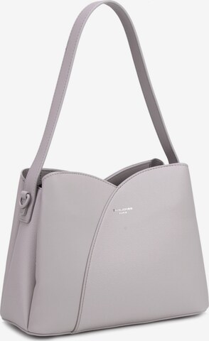 Borsa a spalla 'Borsa a Spalla David Jones Design Curvilineo Ecopelle' di David Jones in lilla: frontale
