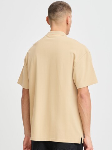 !Solid Poloshirt 'Olexi' in Braun