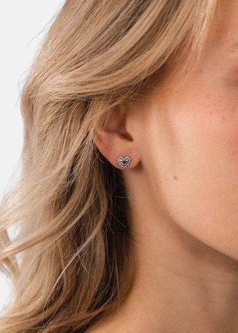 Boucles d'oreilles 'Delicate Heart' PURELEI en argent