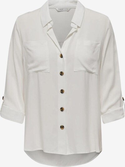 ONLY Bluse 'ONLY ONLYASMIN SHIRT L/S WVN NOOS CAMICIA' in M in weiß, Produktansicht