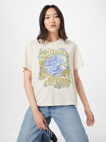 Tricou de la BILLABONG pe bej: față
