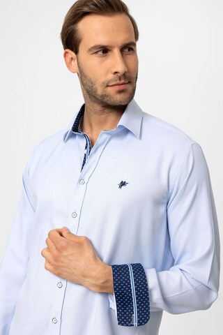 Regular fit Camicia 'Arne' di DENIM CULTURE in blu