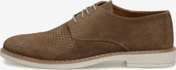 GARAMOND Lace-Up Shoes 'NİLUS' in Brown: front