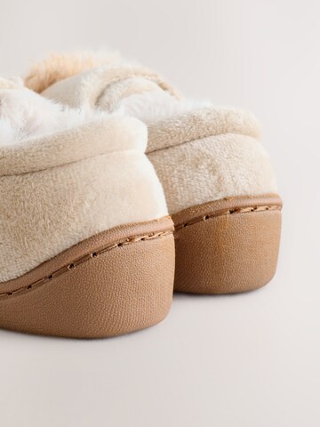 Next - Zapatillas de casa en beige