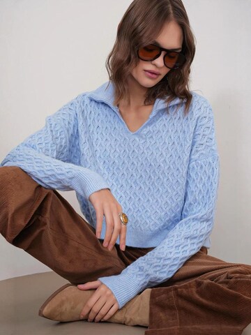 Pullover di MixRay in blu