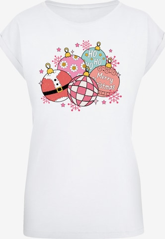 F4NT4STIC Shirt in Wit: voorkant