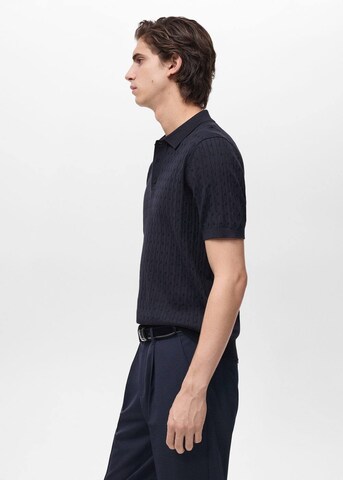 MANGO MAN Poloshirt 'Muga' in Blau