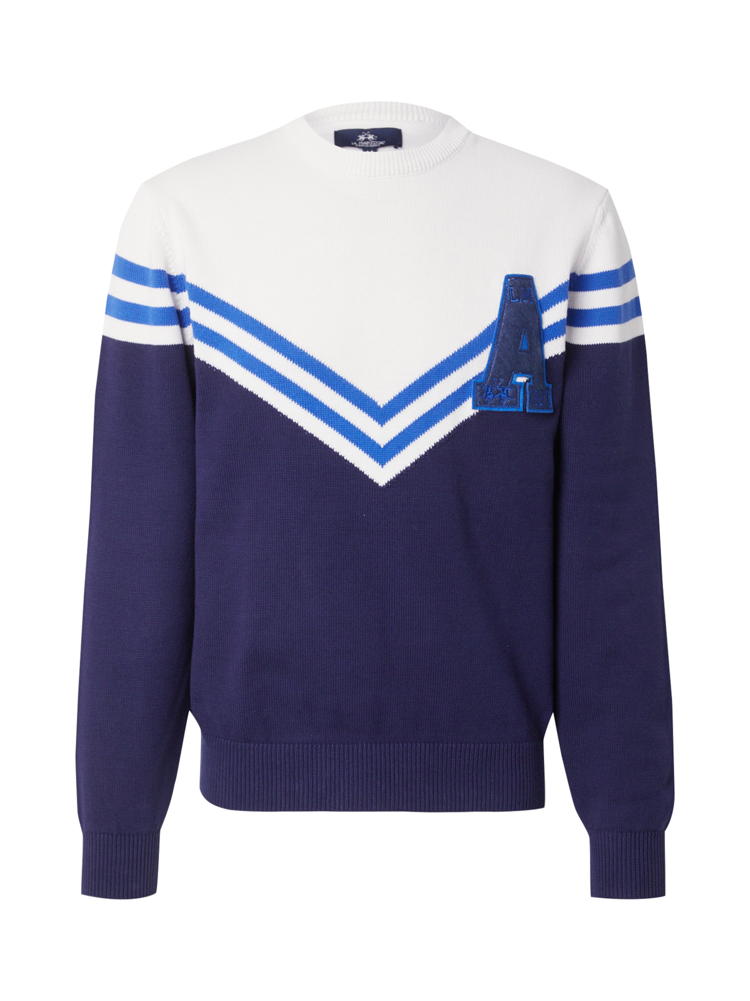 La Martina Πουλόβερ σε μπλε: μπροστά