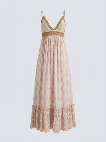 Abito 'Robe Longue Belen' di Miss June in rosa: frontale