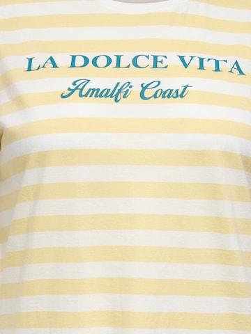 ONLY Carmakoma Shirt in Yellow