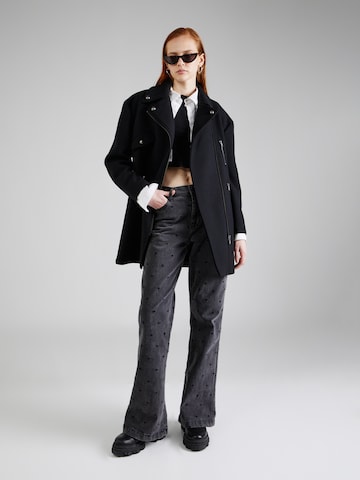 Sisley Between-Seasons Coat in Black