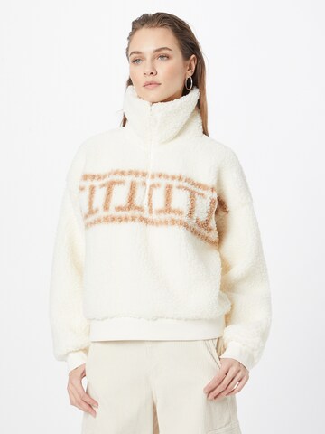 TOM TAILOR DENIM Sweatshirt in Weiß: Vorderseite