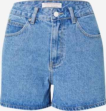 Funky Buddha Regular Shorts in Blau: predná strana