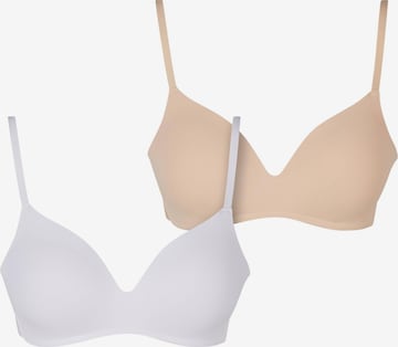 Urban Classics Bra in Beige: front