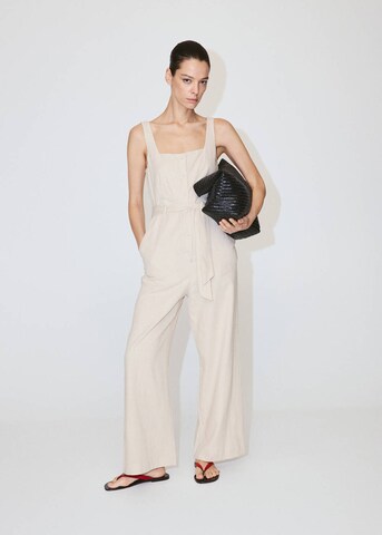MANGO Kleid in Beige: Vorderseite