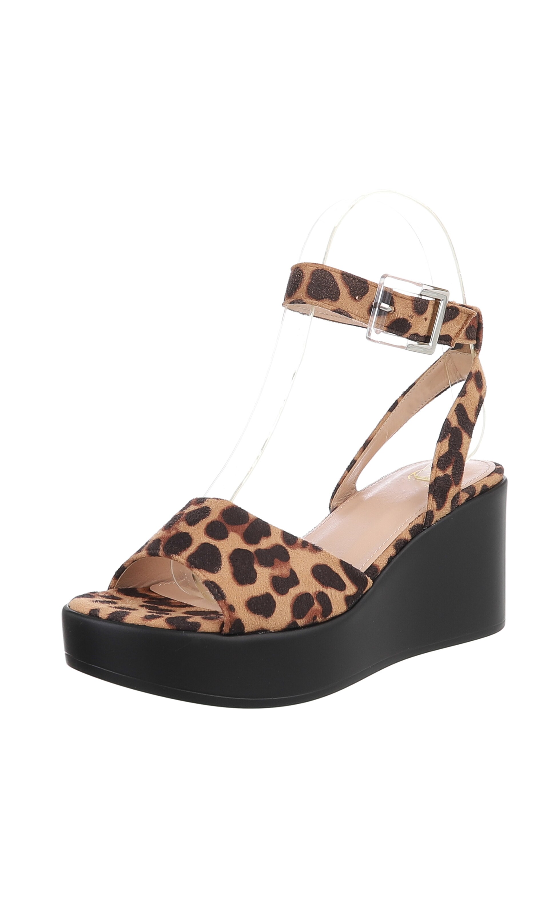 Ital-Design Sandale in Braun: Vorderseite