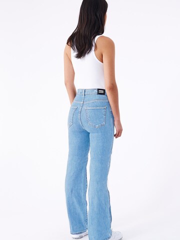 Dr. Denim Slimfit Jeans 'Drdenimmoxy High Straight' in Blauw