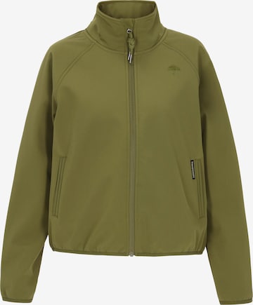 Giacca funzionale 'Outwear' di Schmuddelwedda in verde: frontale