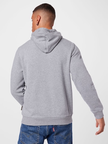 NAPAPIJRI Sweatshirt 'Burgee Wint 1' in Grau