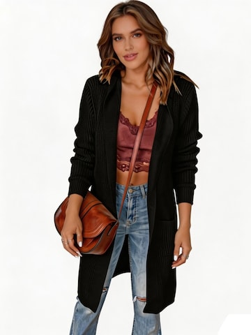 KoJooin Knit Cardigan in Black: front