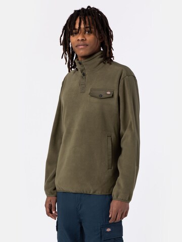 DICKIES Μπλούζα φούτερ 'PORT ALLEN FLEECE' σε πράσινο