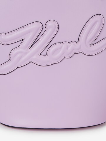 Cabas Karl Lagerfeld en violet