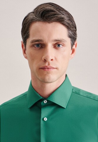 SEIDENSTICKER Slim fit Business Shirt in Green